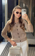 Tejido cardigan